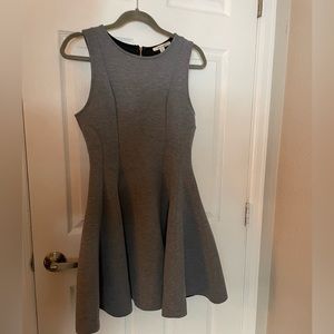 A-line stretch Grey Dress